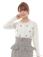 ビジューカーディガン