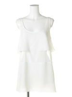 ポインテッドシアーフリルTOP