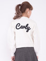Carlyニットブルゾン