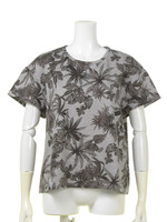 【Planet blue world】リーフプリントプルオーバー