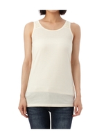 肩ビジュータンクトップ