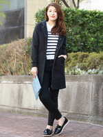 JCOD ボンディング/裏毛フードコート/スタジャン