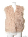 [Balcony and Bed]TIBET LAMB FUR VEST 