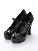 【goods】エナメルチャンキーパンプス