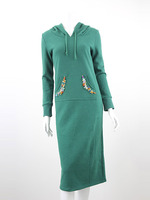 ビジュスウェットロングワンピ