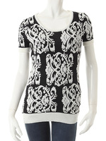 【ECURY】バロック柄ニット