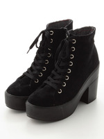 レースアップショートブーツ 