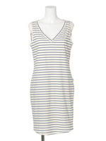 【BED＆BREAKFAST】Sunset　Stripe　Inset　Dress