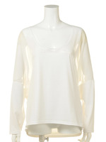 シフォン×カットドルマンTOPS