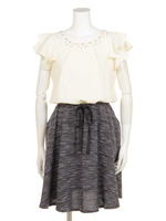 【WEBSTORE限定】ビジューブラウジングワンピース