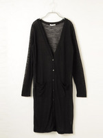 スラブロングカーデ