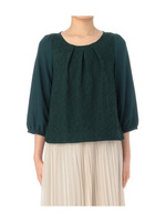 レース切り替えブラウス