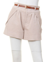 [L.B DAILY STOCK]ベルト付ショートパンツ