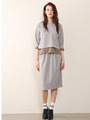 【Omekashi】チェックペンシルスカート