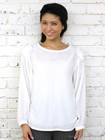 【mystic】肩ギャザープルオーバー