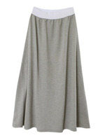 スウェットマキシスカート