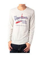 フロントデザインクルーネックニットソー