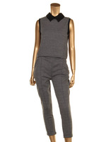 衿付ヘリンボーンセットアップ