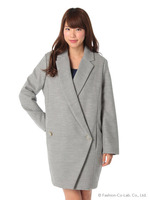 【W】BIGジャケットコート