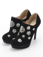 ビジューエンベリッシュアンクルブーティ