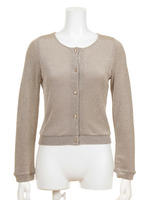 ラメニットカーディガン