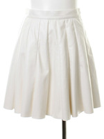 合皮フレアースカート