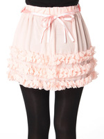 リボンベルト付ティアードスカート