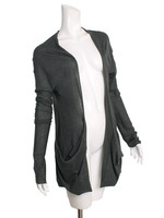 レーヨンウールトッパーカーディガン