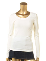 Uネックカットトップス