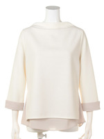 サカリバミックスボトルネックプルオーバー