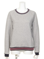 ラインリブスウェット