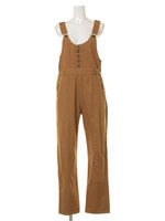 多釦サロペットパンツ