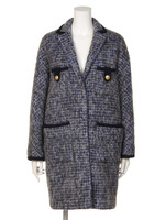 【GREED】Mohair　Shaggy　Check　Coat