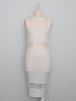 シアーボーダーリブワンピ