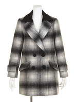 バイカラーコート