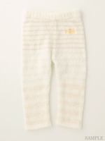 moco mocoボーダーbabyロングパンツ