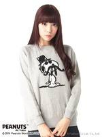 【PEANUTS×ROSE BUD】CHENILLE EMB C/N R/S P/O
