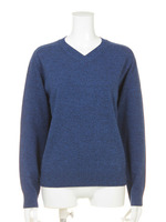 【BED&BREAKFAST】Elbow Patch V-neck Sweater