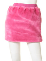 フェイクファーミニスカート