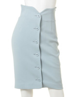 フロントボタンペンシルスカート