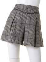 ラメグレンチェックキュロット