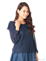 肩リボン前身レースP/O