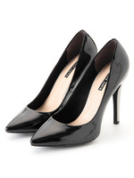 【BABY PURE】ヒールバイカラーポインテッドパンプス