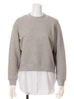 [Salon de Balcony]インナー付裏毛プルオーバー