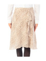ぼかしレオパードラップ風フレアスカート