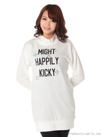 ビジュー付ハイネックチュニック