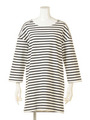 JERSEY STRETCH BORDER DRESS