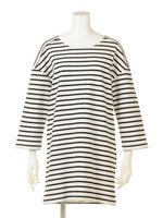 JERSEY STRETCH BORDER DRESS