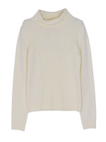 H/G スタイルアップタートルニット