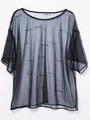 【IKUMI】IKUMI PRINT MESH T